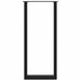 Picioare de masă de bar în formă de U, 2 buc., negru, 40x(110-111) cm, oțel - WALTI WALTI