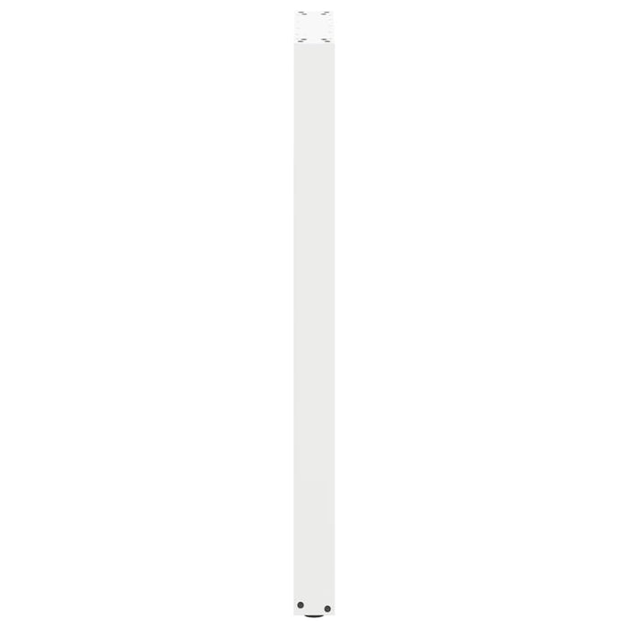Picioare de masă de bar în formă de U, 2 buc., alb, 40x(110-111) cm, oțel - WALTI WALTI