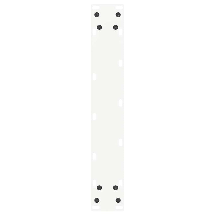 Picioare de masă de bar în formă de U, 2 buc., alb, 40x(110-111) cm, oțel - WALTI WALTI