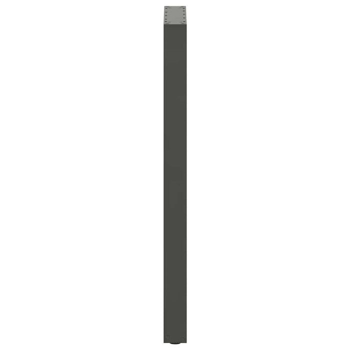 Picioare de masă de bar în formă de U, 2 buc., antracit, 40x(110-111) cm, oțel WALTI