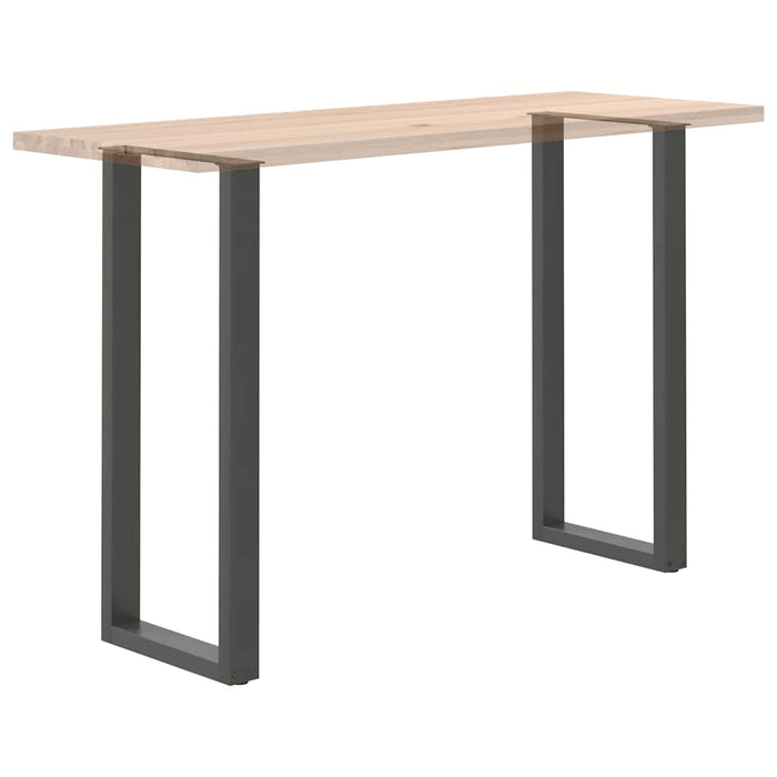 Picioare de masă de bar în formă de U, 2 buc., antracit, 40x(110-111) cm, oțel WALTI
