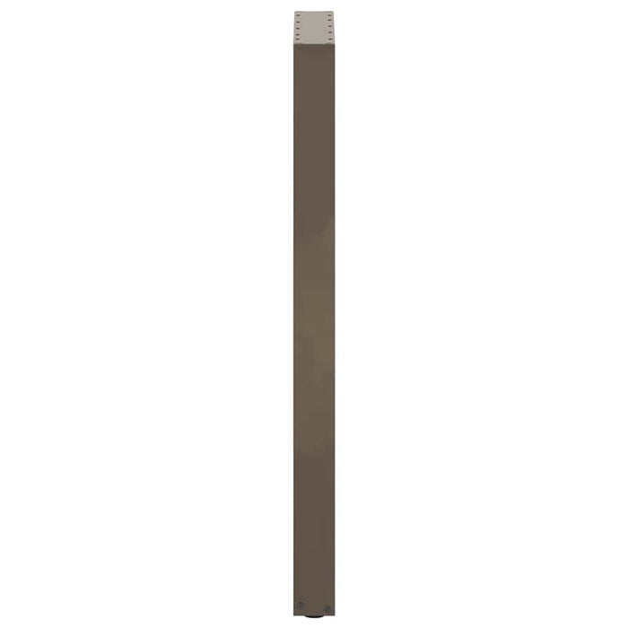 Picioare de masă de bar în formă de U, 2 buc., oțel natural, 40 x (110-111) cm - WALTI WALTI