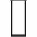 Picioare de masă de bar în formă de U, 2 buc., negru, 50x(110-111) cm, oțel - WALTI WALTI