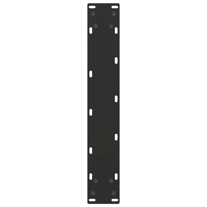 Picioare de masă de bar în formă de U, 2 buc., negru, 50x(110-111) cm, oțel - WALTI WALTI