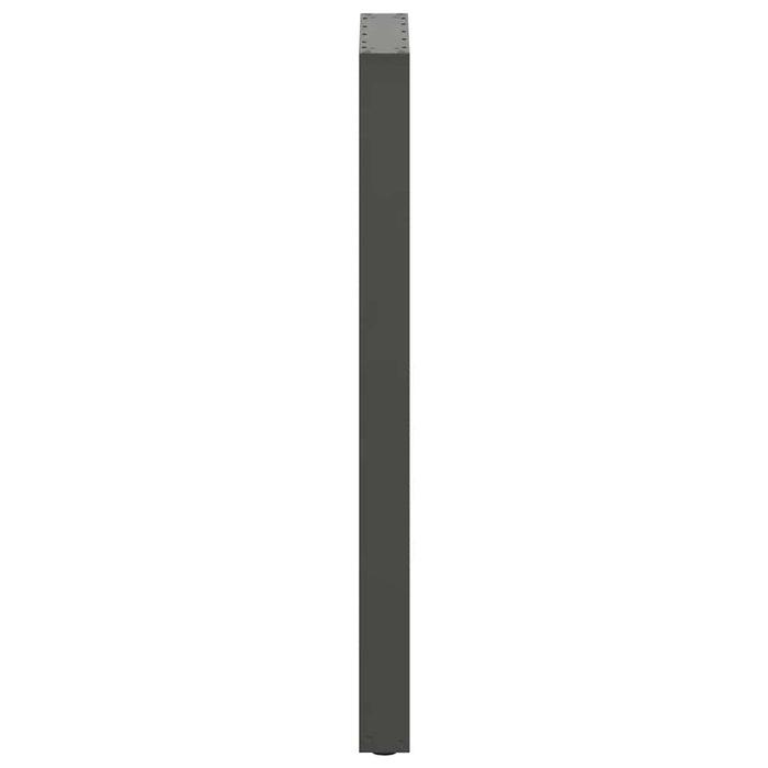 Picioare de masă de bar în formă de U, 2 buc., antracit, 50x(110-111) cm, oțel WALTI