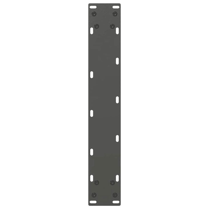 Picioare de masă de bar în formă de U, 2 buc., antracit, 50x(110-111) cm, oțel WALTI