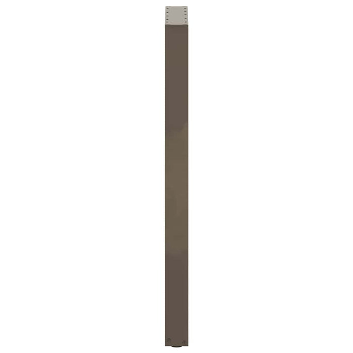 Picioare de masă de bar în formă de U, 2 buc., oțel natural, 50x(110-111) cm WALTI