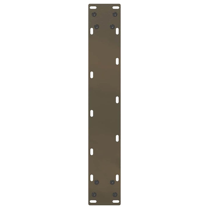 Picioare de masă de bar în formă de U, 2 buc., oțel natural, 50x(110-111) cm WALTI