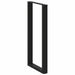 Picioare de masă de bar în formă de U, 2 buc., negru, 60 x (110-111) cm, oțel - WALTI WALTI