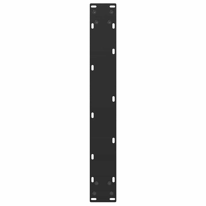 Picioare de masă de bar în formă de U, 2 buc., negru, 60 x (110-111) cm, oțel - WALTI WALTI