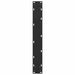 Picioare de masă de bar în formă de U, 2 buc., negru, 60 x (110-111) cm, oțel - WALTI WALTI