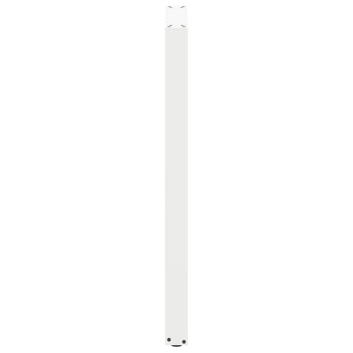 Picioare de masă de bar în formă de U, 2 buc., alb, 60 x (110-111) cm, oțel - WALTI WALTI