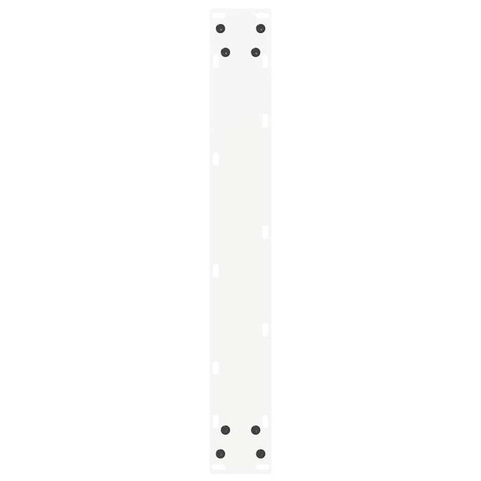 Picioare de masă de bar în formă de U, 2 buc., alb, 60 x (110-111) cm, oțel - WALTI WALTI
