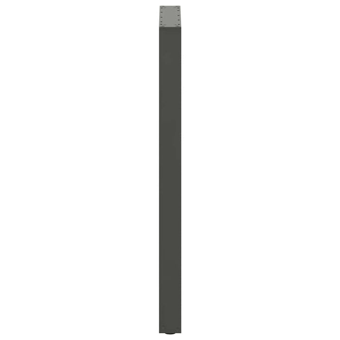 Picioare de masă de bar în formă de U, 2 buc., antracit, 60x(110-111) cm, oțel - WALTI WALTI