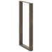 Picioare de masă de bar în formă de U, 2 buc., oțel natural, 60 x (110-111) cm - WALTI WALTI
