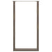 Picioare de masă de bar în formă de U, 2 buc., oțel natural, 60 x (110-111) cm - WALTI WALTI