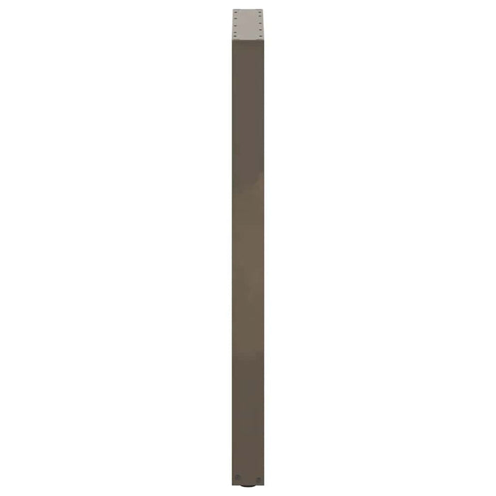 Picioare de masă de bar în formă de U, 2 buc., oțel natural, 60 x (110-111) cm - WALTI WALTI