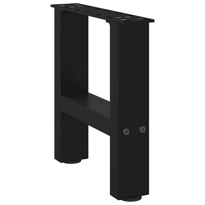 Picioare pentru măsuță de cafea, negru, 2 buc., 30x(30-31) cm, oțel - WALTI WALTI