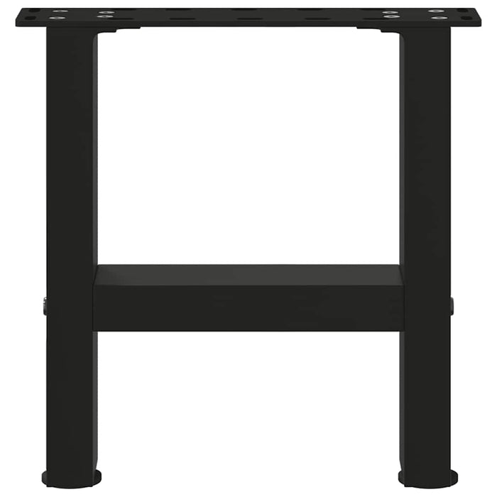 Picioare pentru măsuță de cafea, negru, 2 buc., 30x(30-31) cm, oțel - WALTI WALTI