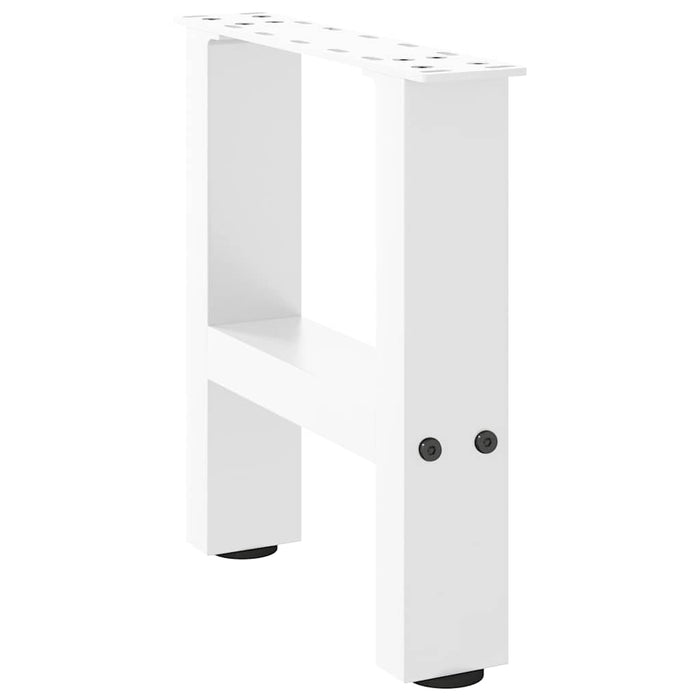 Picioare pentru măsuță de cafea, albe, 2 buc., 30x(30-31) cm, oțel WALTI