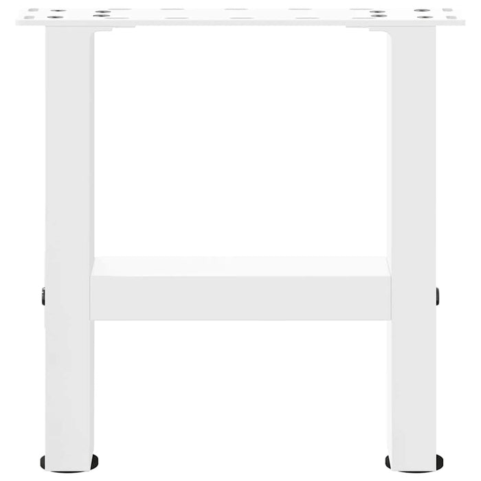 Picioare pentru măsuță de cafea, albe, 2 buc., 30x(30-31) cm, oțel WALTI