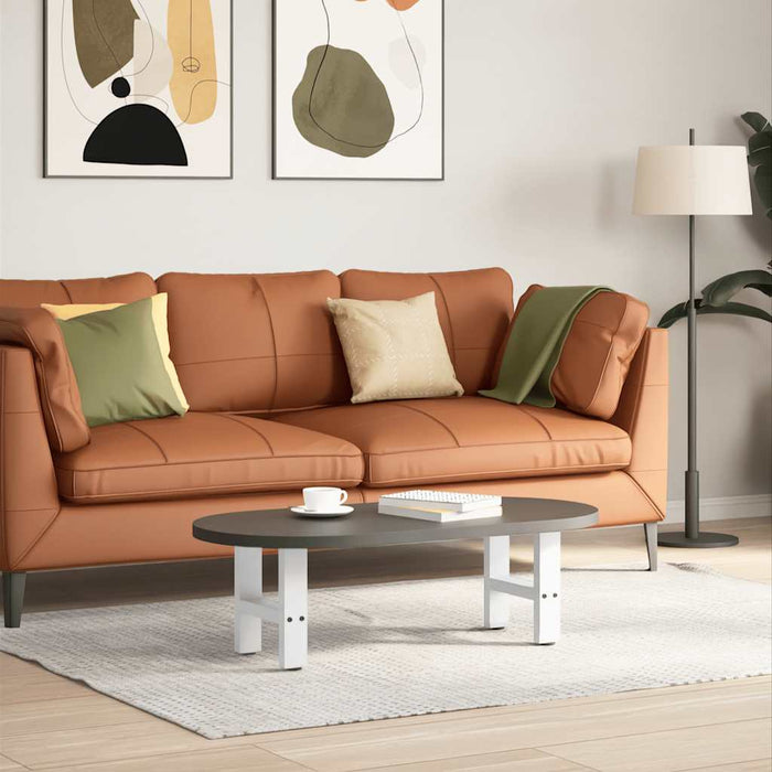 Picioare pentru măsuță de cafea, albe, 2 buc., 30x(30-31) cm, oțel WALTI