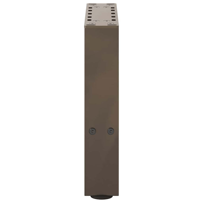 Picioare pentru măsuță de cafea, oțel natural, 2 buc., 30x(30-31) cm, oțel WALTI