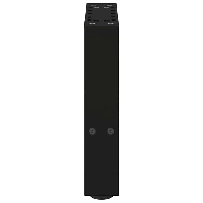 Picioare pentru măsuță de cafea, negru, 2 buc., 40x(30-31) cm, oțel WALTI