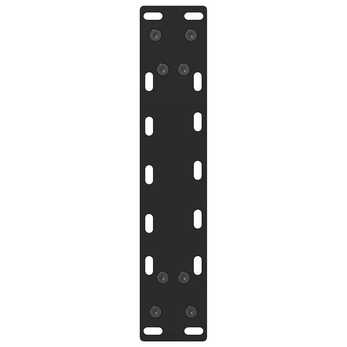 Picioare pentru măsuță de cafea, negru, 2 buc., 40x(30-31) cm, oțel WALTI