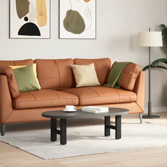 Picioare pentru măsuță de cafea, negru, 2 buc., 40x(30-31) cm, oțel WALTI