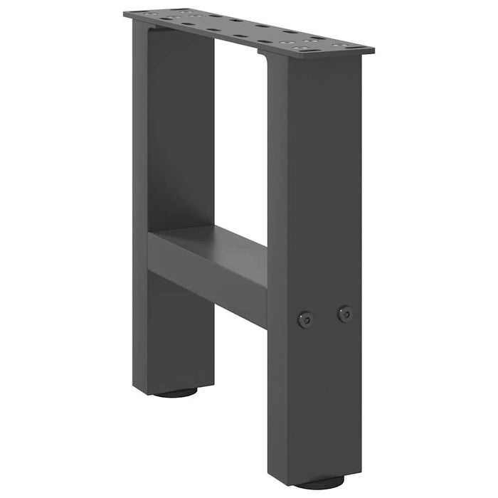 Picioare pentru măsuță de cafea antracit, 2 buc., 40x(30-31) cm, oțel - WALTI WALTI