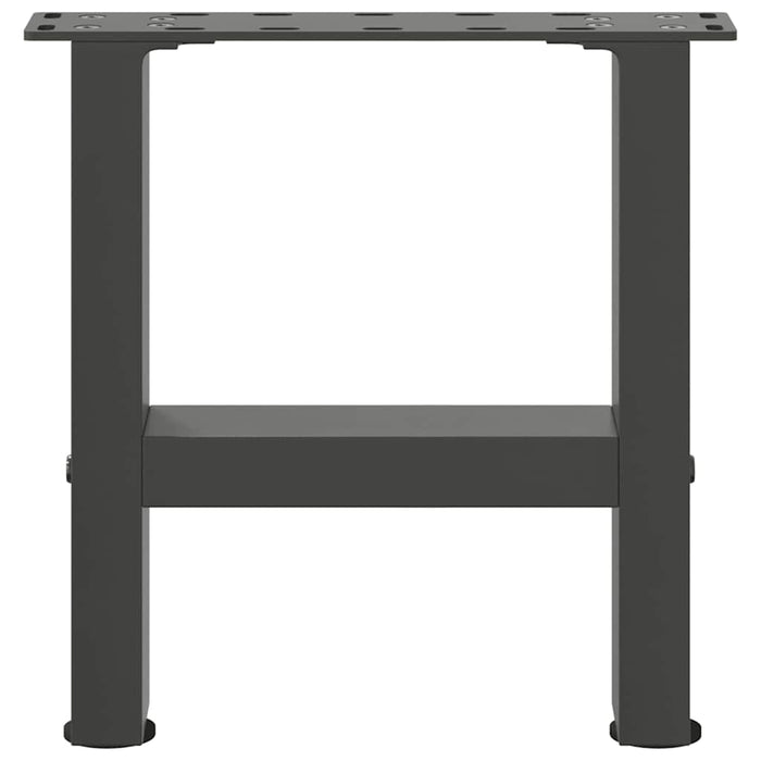 Picioare pentru măsuță de cafea antracit, 2 buc., 40x(30-31) cm, oțel - WALTI WALTI