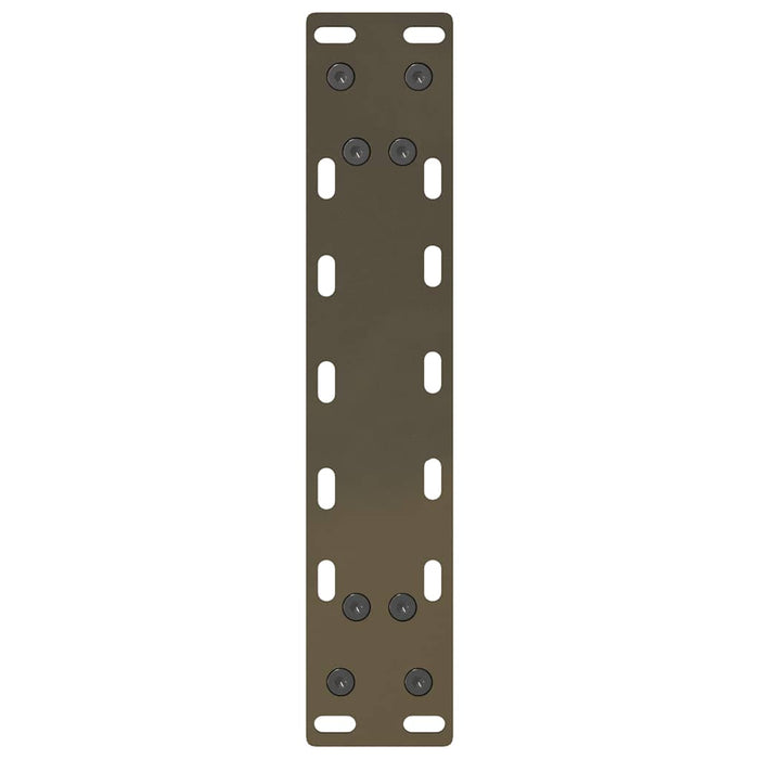 Picioare pentru masă de cafea, oțel natural, 2 buc., 40x(30-31) cm, oțel WALTI