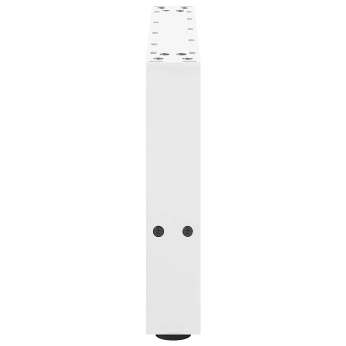 Picioare pentru măsuță de cafea, albe, 2 buc., 50x(30-31) cm, oțel WALTI