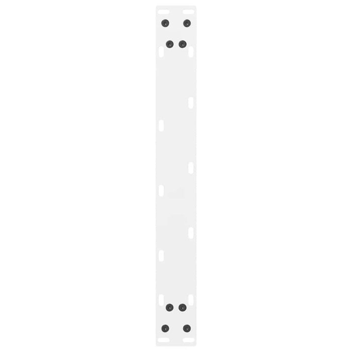 Picioare pentru măsuță de cafea, albe, 2 buc., 50x(30-31) cm, oțel WALTI