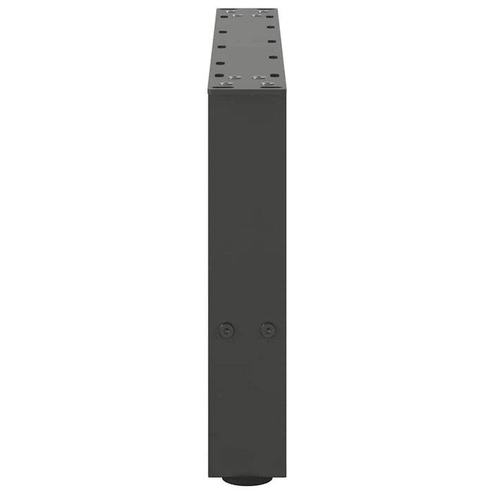 Picioare pentru măsuță de cafea antracit, 2 buc., 50x(30-31) cm, oțel WALTI