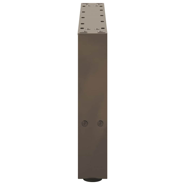 Picioare pentru masă de cafea, oțel natural, 2 buc., 50x(30-31) cm WALTI