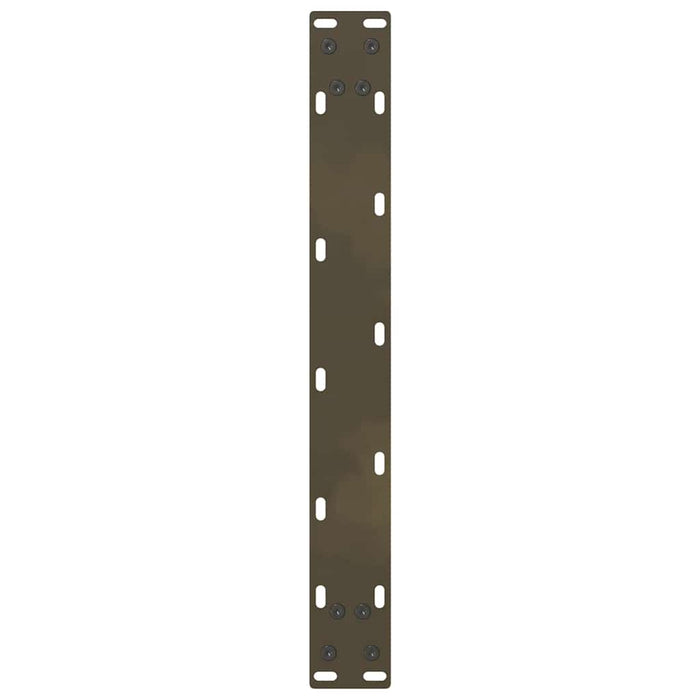 Picioare pentru masă de cafea, oțel natural, 2 buc., 50x(30-31) cm WALTI
