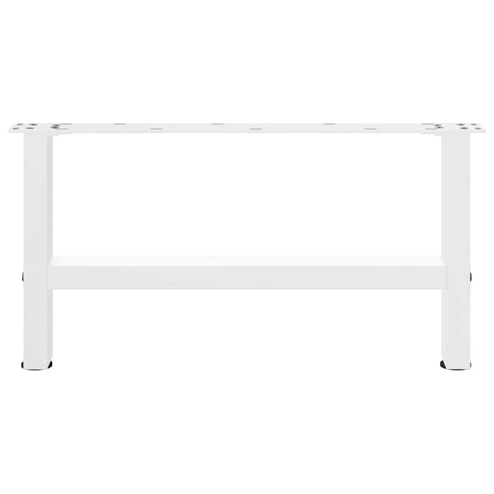 Picioare pentru măsuță de cafea, albe, 2 buc., 60x(30-31) cm, oțel WALTI
