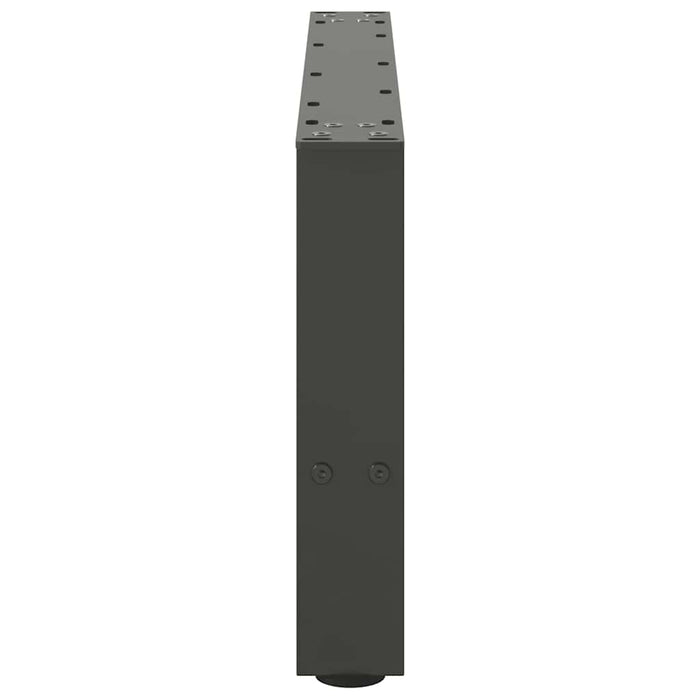 Picioare pentru măsuță de cafea antracit, 2 buc., 60x(30-31) cm, oțel WALTI