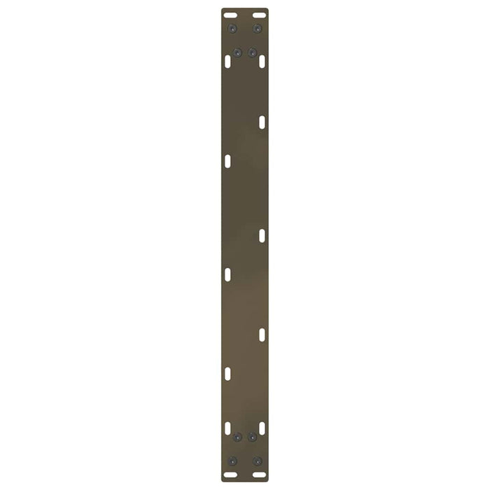 Picioare pentru măsuță de cafea, oțel natural, 2 buc., 60x(30-31) cm, oțel WALTI