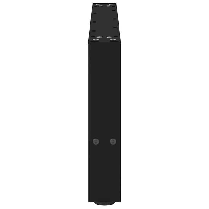 Picioare pentru măsuță de cafea, negru, 2 buc., 70x(30-31) cm, oțel WALTI