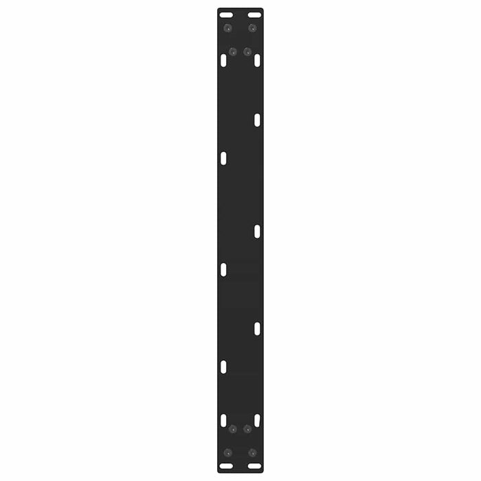 Picioare pentru măsuță de cafea, negru, 2 buc., 70x(30-31) cm, oțel WALTI
