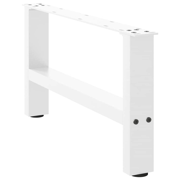 Picioare pentru măsuță de cafea, albe, 2 buc., 70x(30-31) cm, oțel WALTI