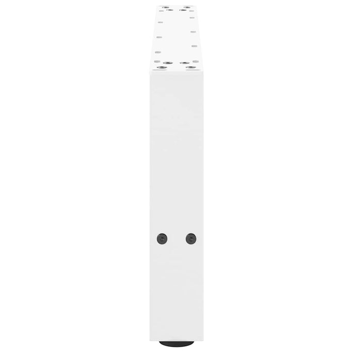 Picioare pentru măsuță de cafea, albe, 2 buc., 70x(30-31) cm, oțel WALTI