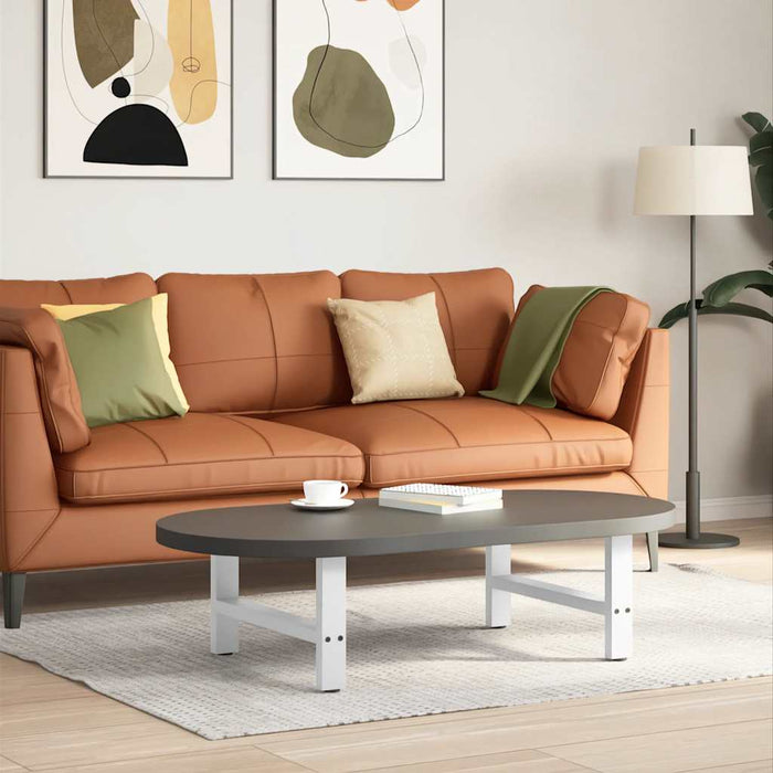 Picioare pentru măsuță de cafea, albe, 2 buc., 70x(30-31) cm, oțel WALTI