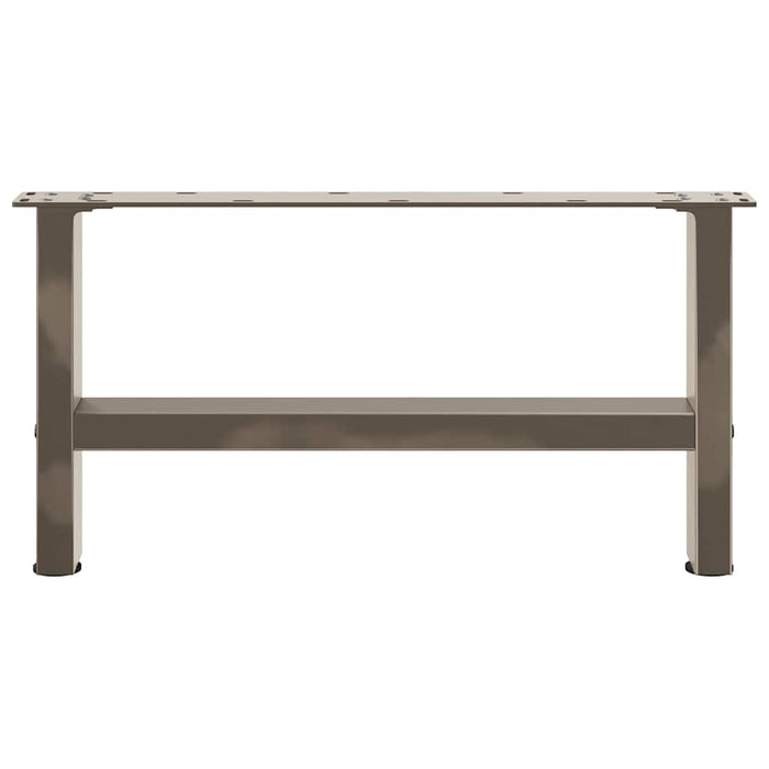 Picioare pentru masă de cafea, oțel natural, 2 buc., 70x(30-31) cm WALTI