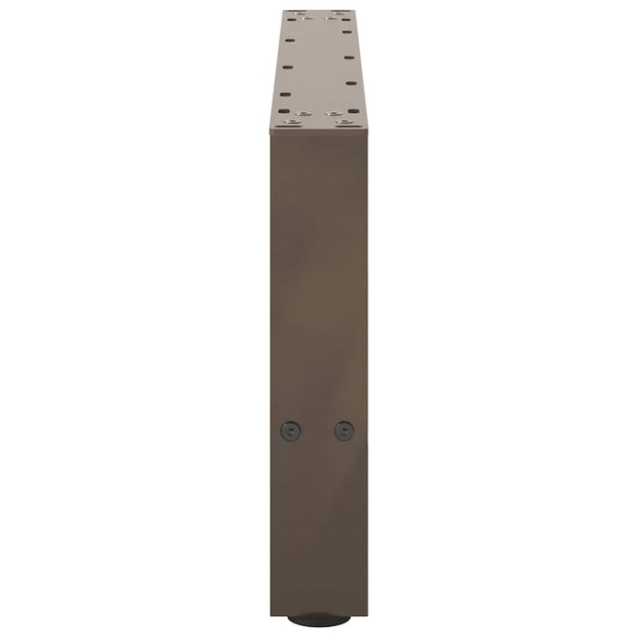 Picioare pentru masă de cafea, oțel natural, 2 buc., 70x(30-31) cm WALTI
