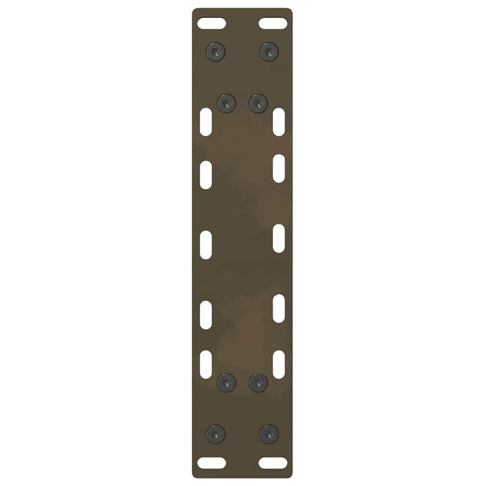 Picioare pentru masă de cafea, oțel natural, 2 buc., 28x(42-43) cm, oțel WALTI