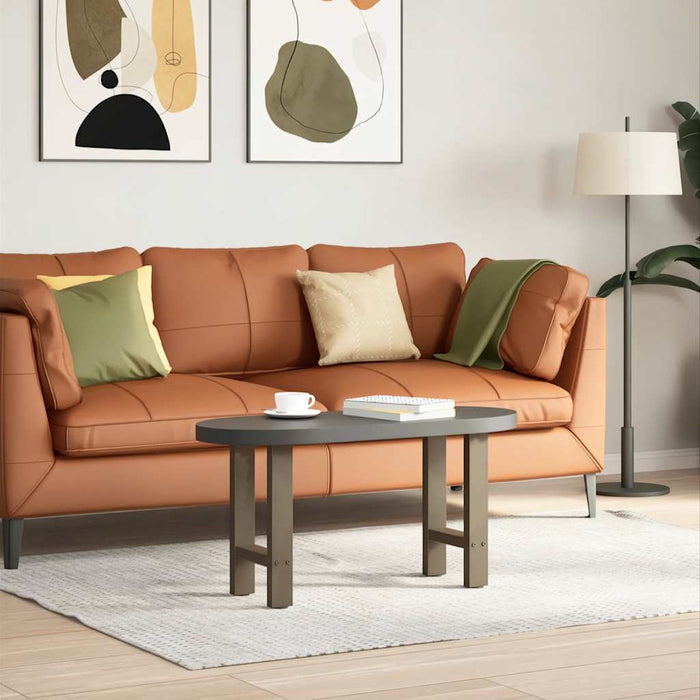Picioare pentru masă de cafea, oțel natural, 2 buc., 38x(42-43) cm, oțel WALTI